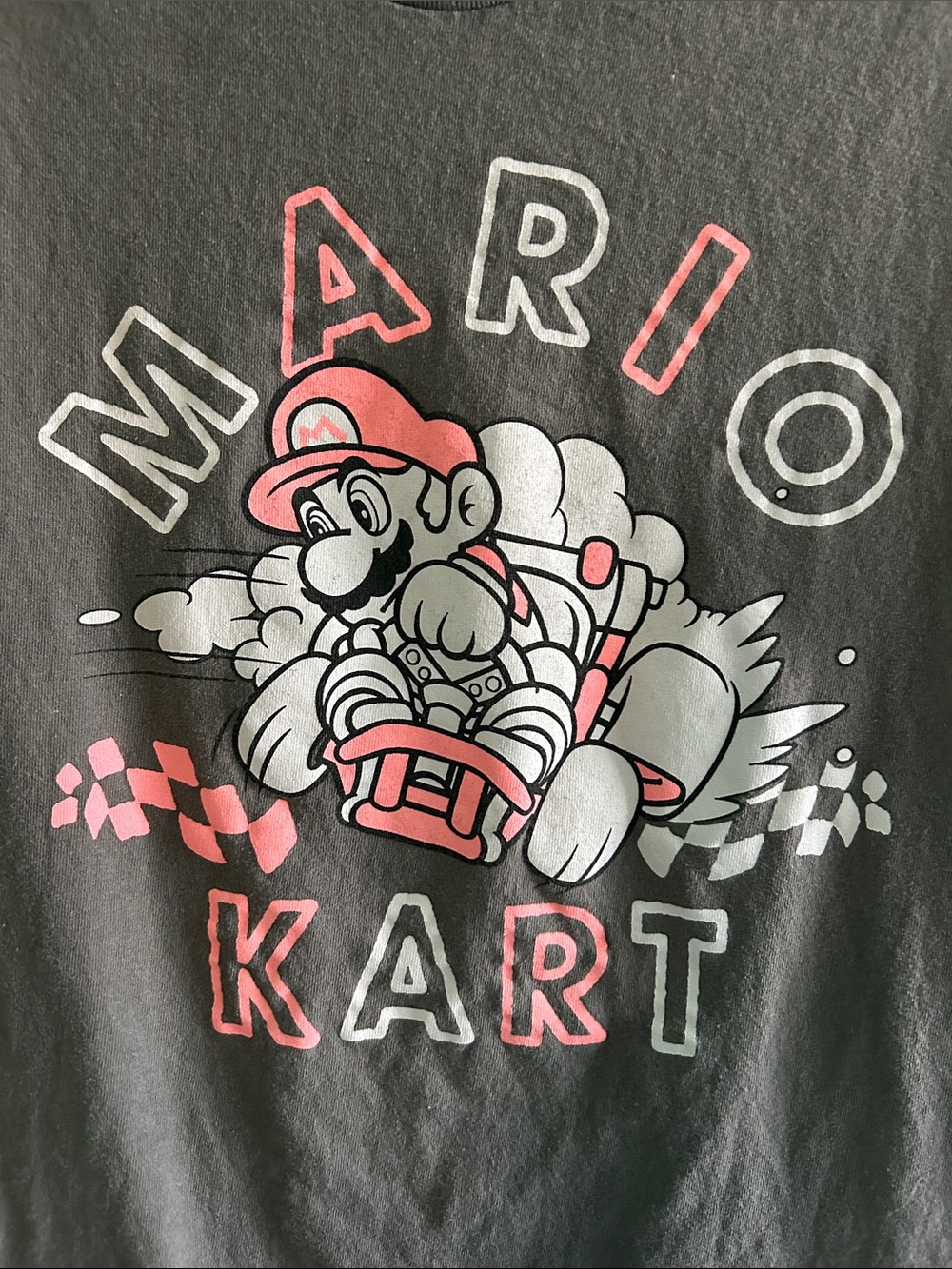 Nintendo Mario Kart Graphic Tee short-sleeve crewneck design Size M